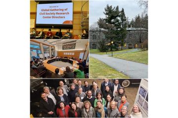 Collage of images from the Global Gathering of Civil Society Research Center Directors 2024