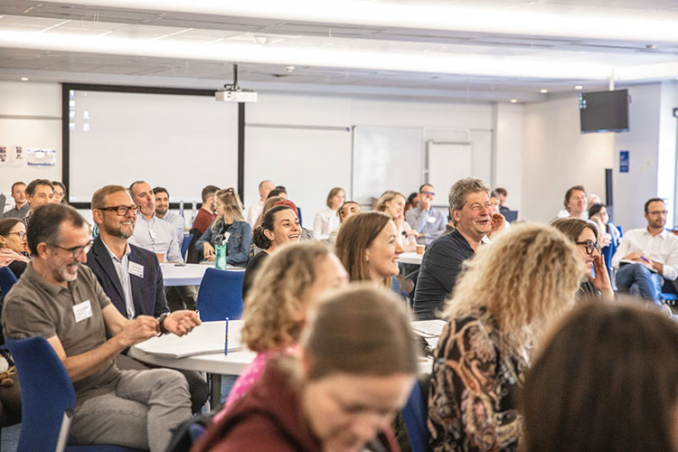 CSEAR Congress participants in Gateway Building, St Andrews