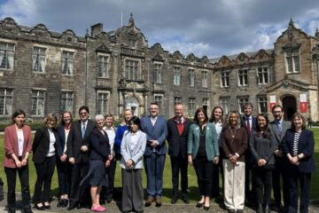 EU Ambassadors in St Salvator's Quad