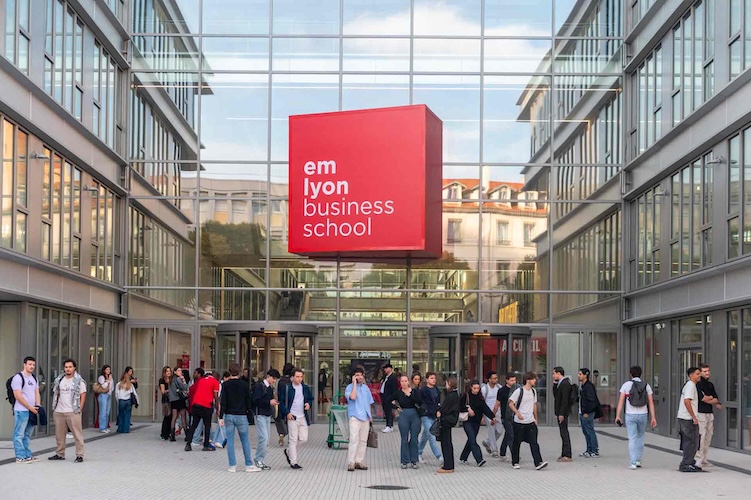 The Lyon campus of emlyon business school in France.